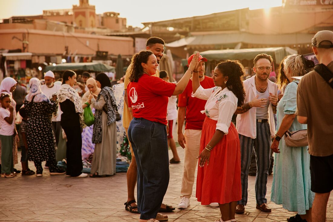 Make bonds that'll last a lifetime with your Intrepid group in Marrakech