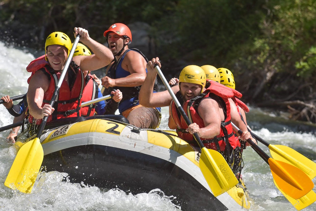 Grou white water rafting in Andorra