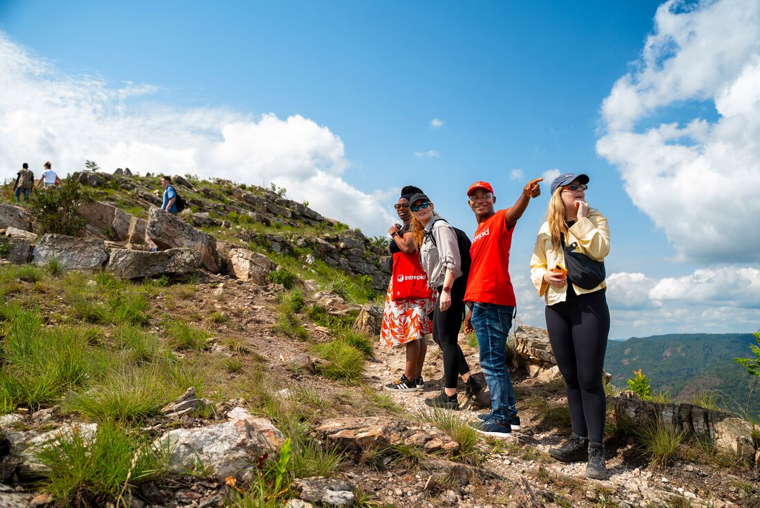 Atop Mount Gemi in Ghana