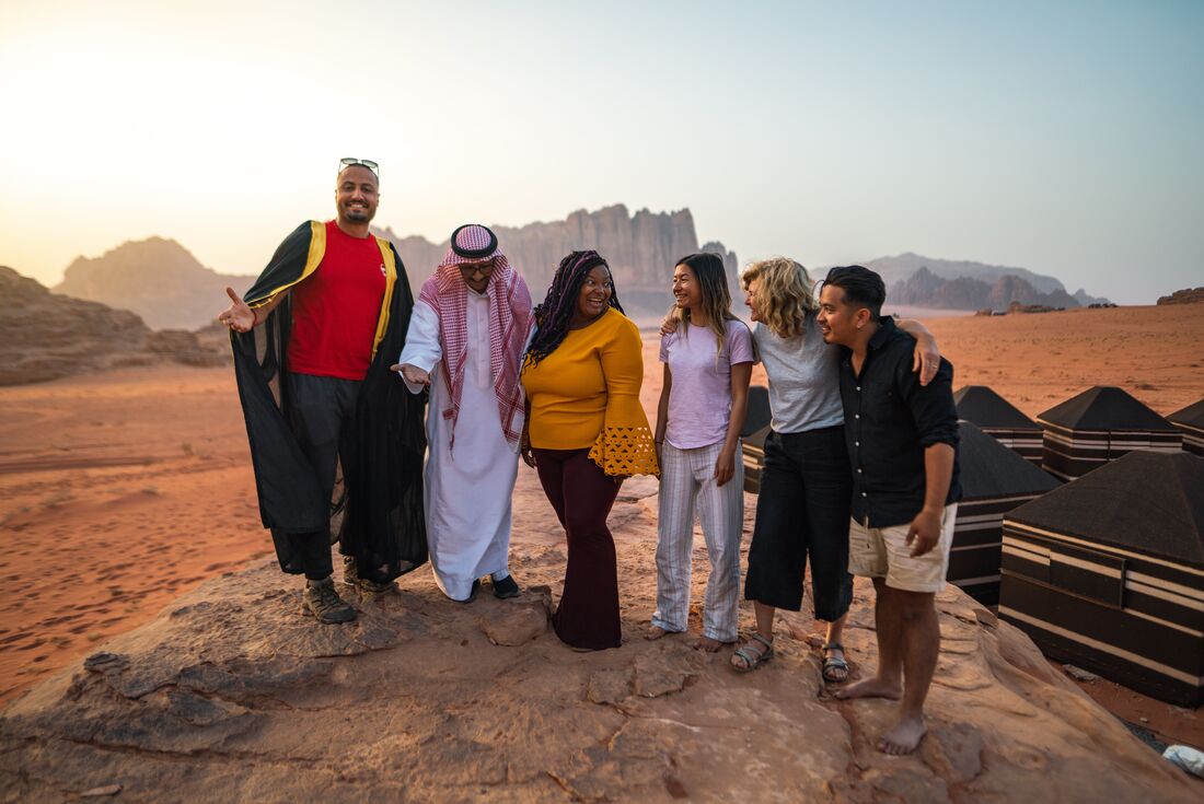 Have fun with the locals in a Bedouin camp in Jordan