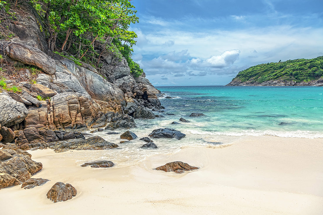 The beach at Ko Racha in Thailand is beautiful