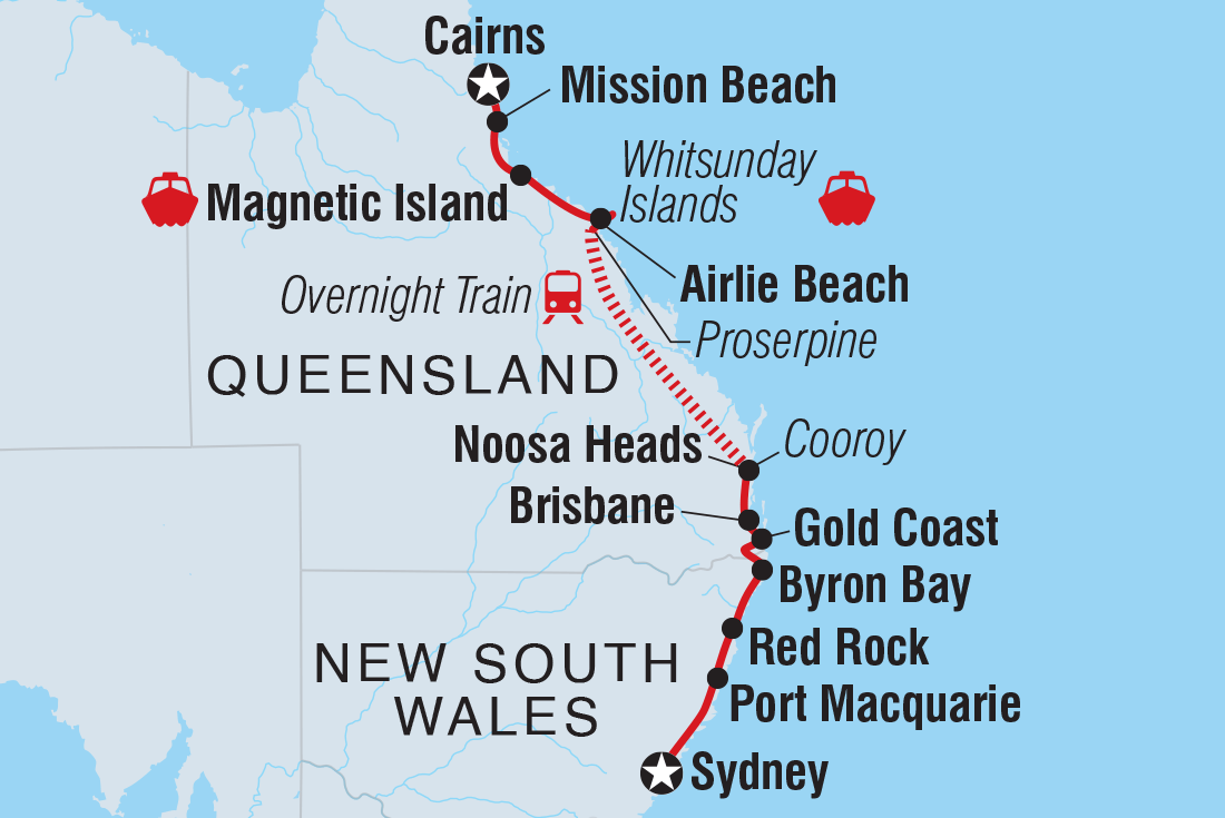Map of 18 To 35S Real Australia including Australia