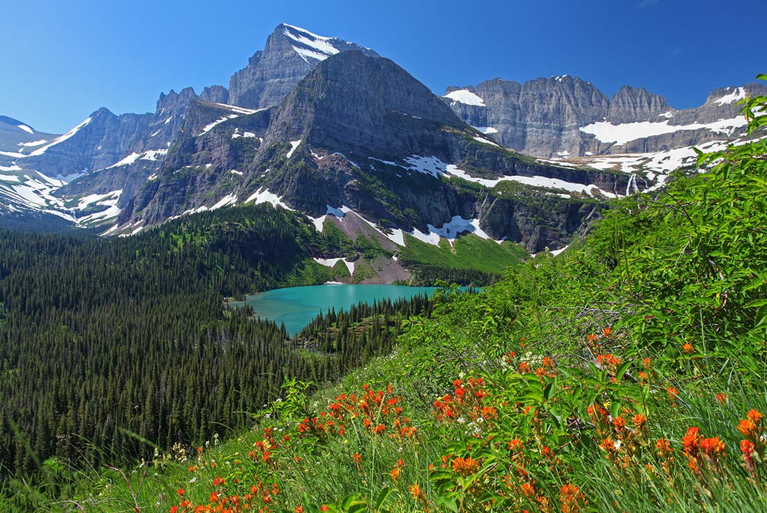 Glacier National Park in Montana, USA