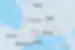 Map of Barcelona To Paris including France and Spain