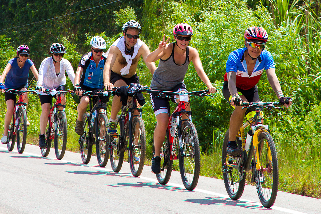 Enjoy the scenery as you cycle through Vietnam