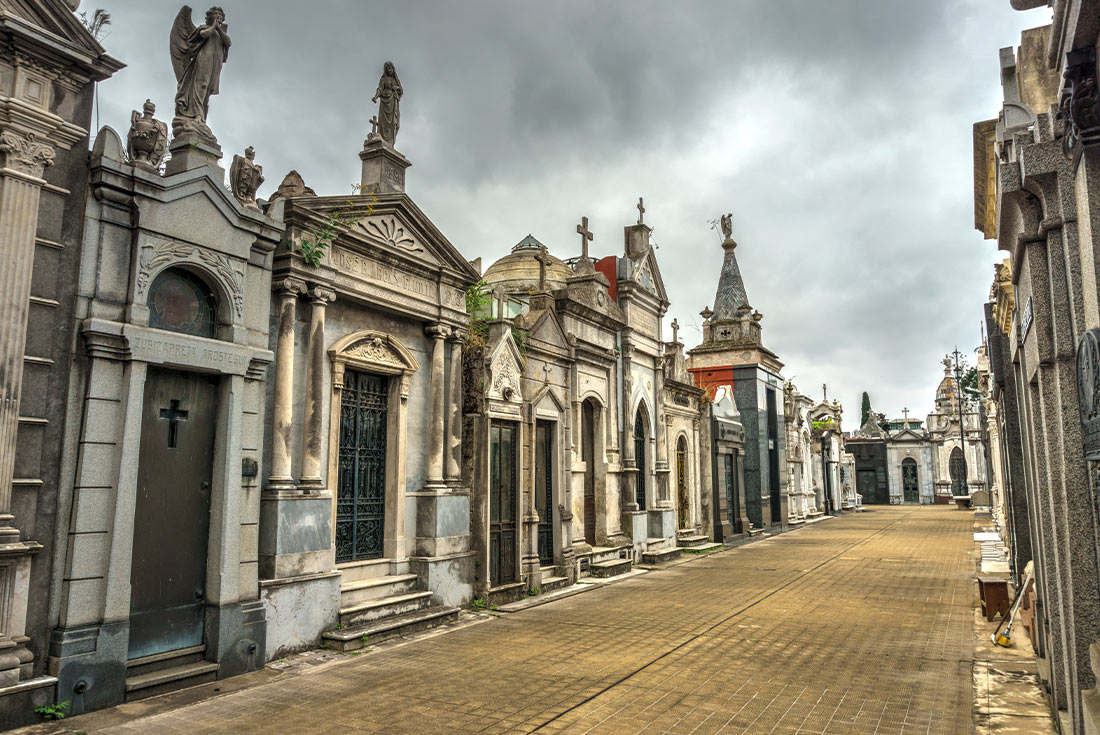 La Recoleta Cemetery, Buenos Aires, Argentina.