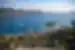 Looking out at the blue water of the Mediterranean Sea with the town of Kas in the foreground