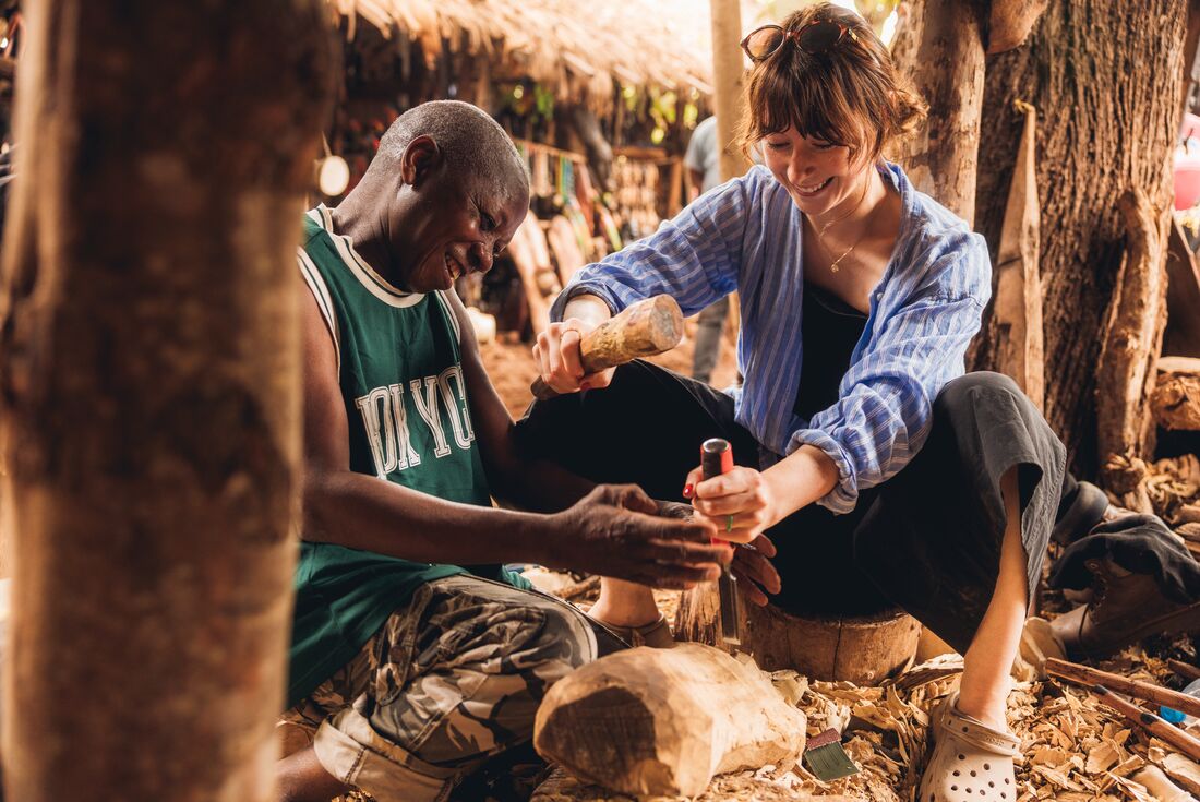 Try your hand at wood carving in Mto wa Mbu artisan market