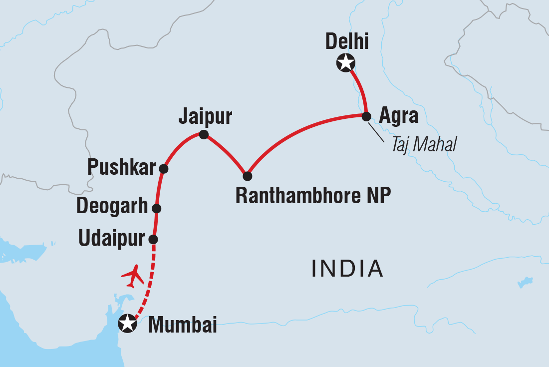 Map of Premium India In Depth including India