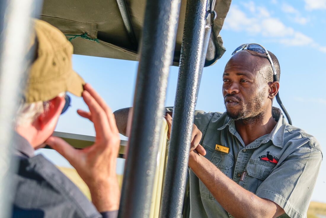 Makgadikgadi salt pans leader
